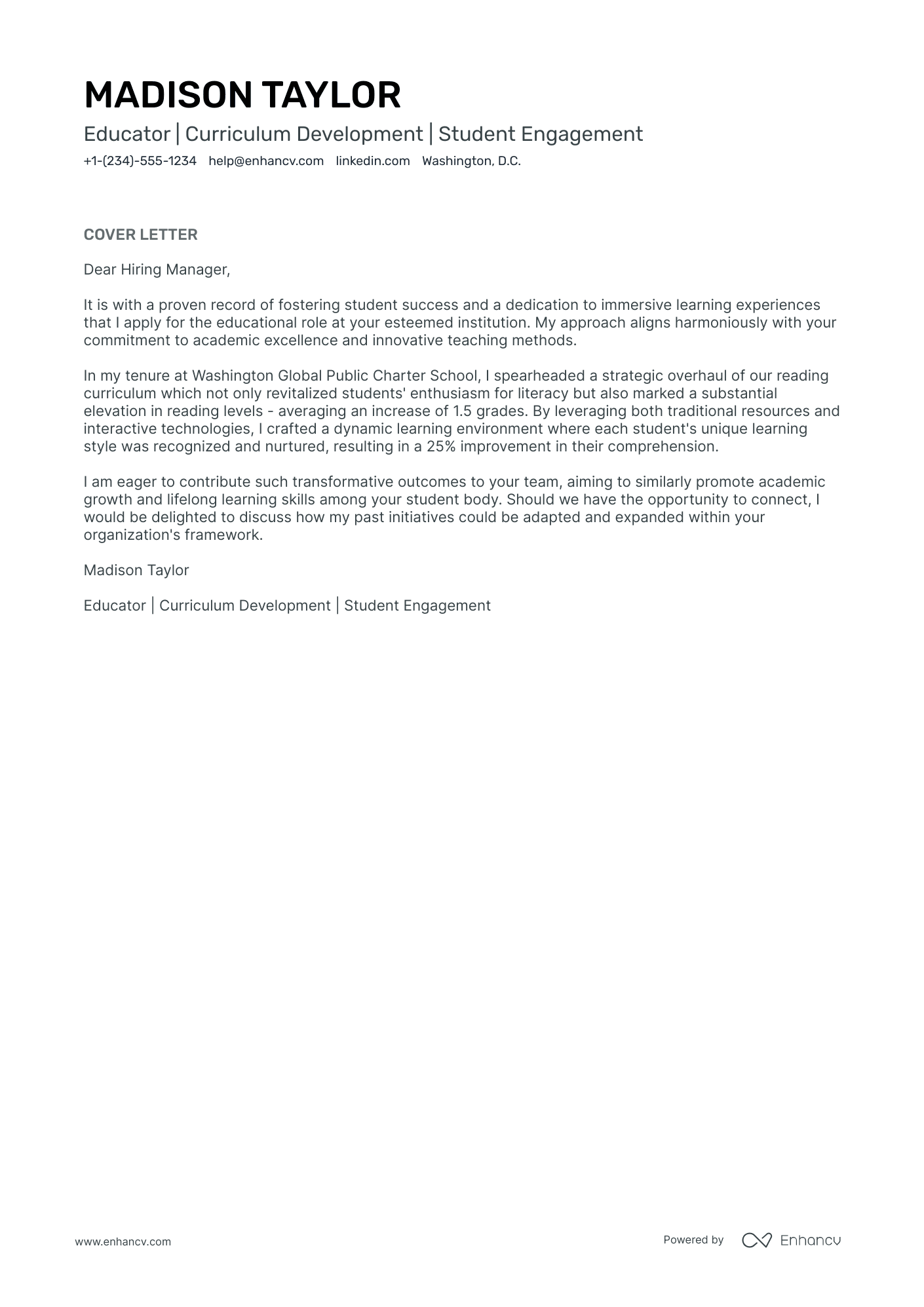 History Teacher Resume Example