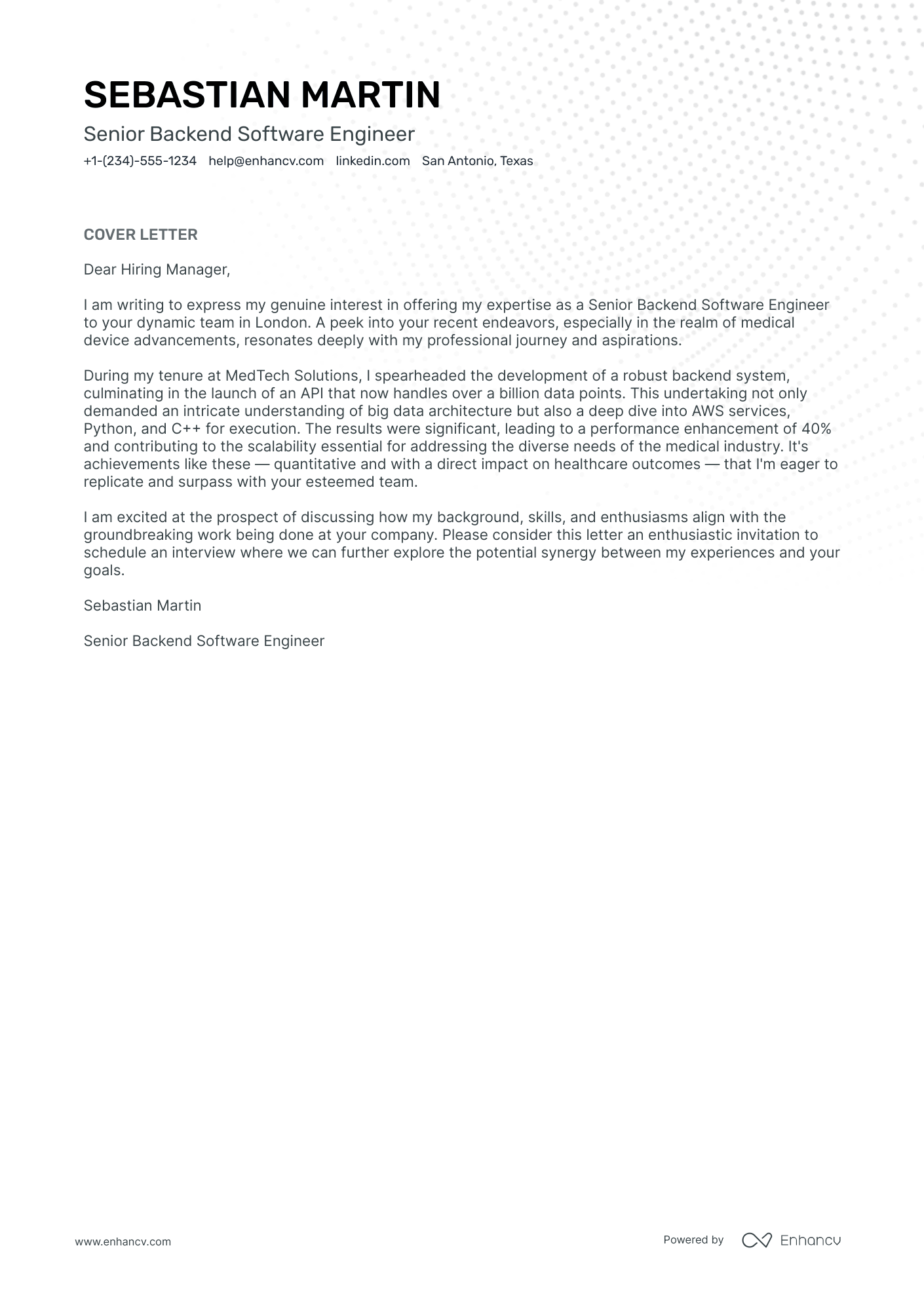 Senior Network Engineer Resume Example