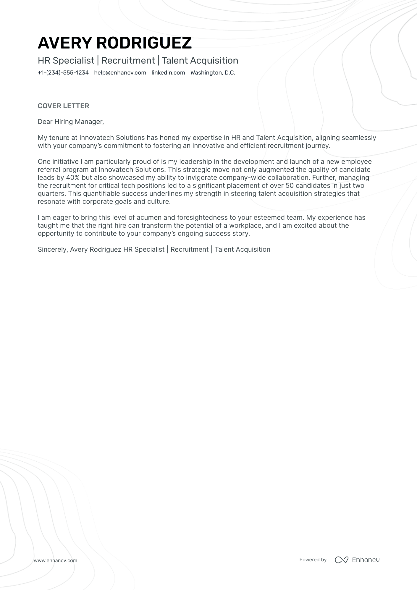 Recruiting Coordinator Resume Example