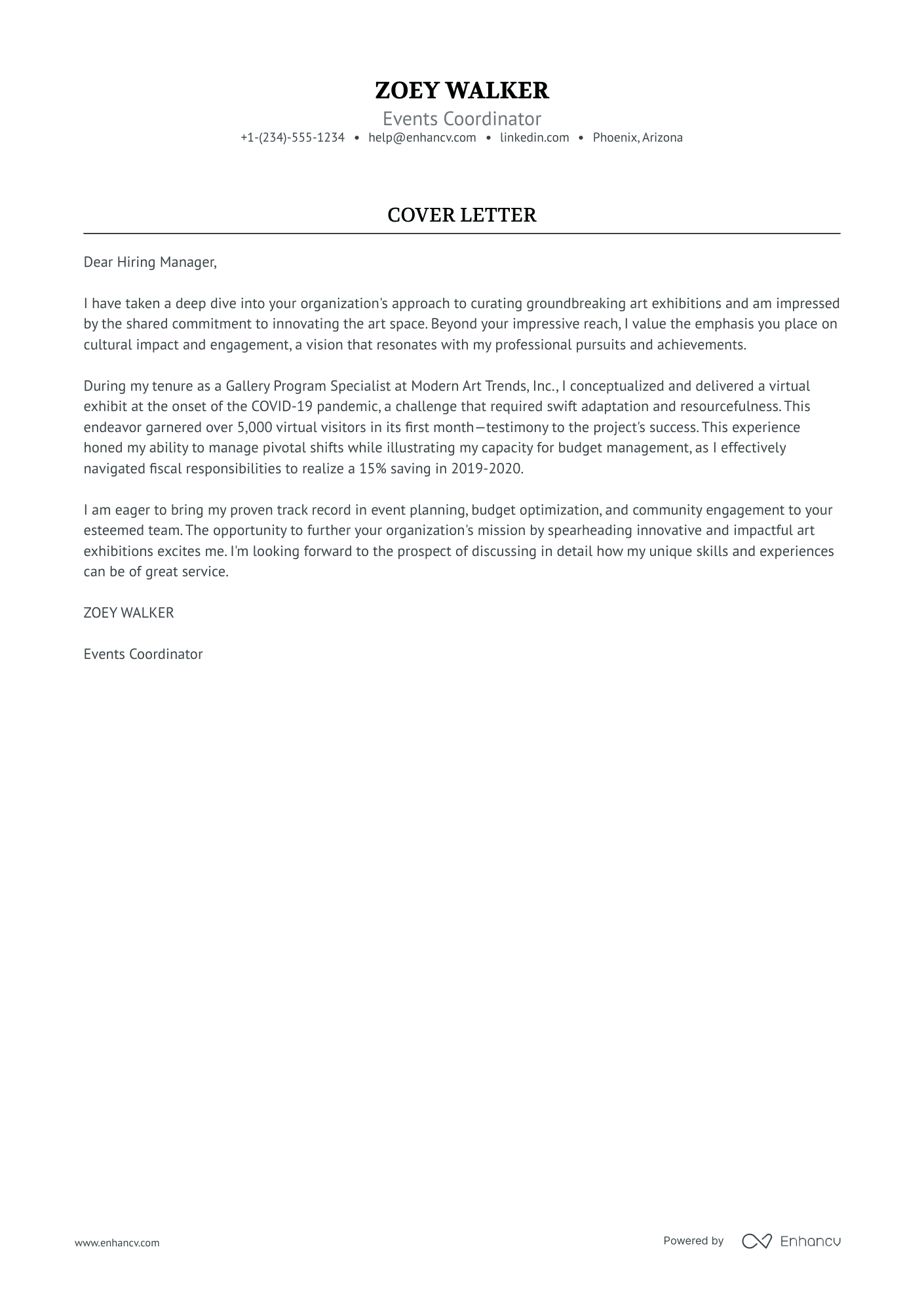 Gallery Director Resume Example