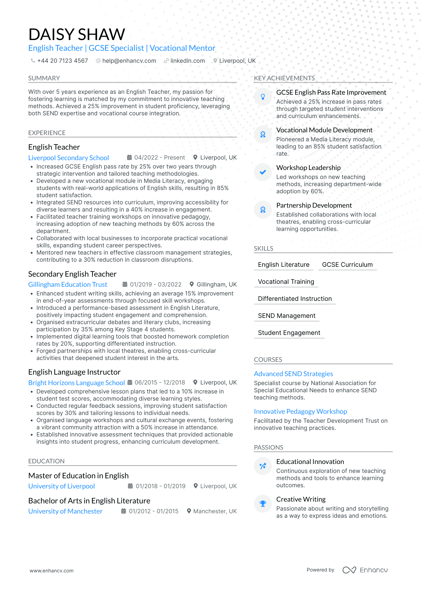 Art Teacher for Vocational Training