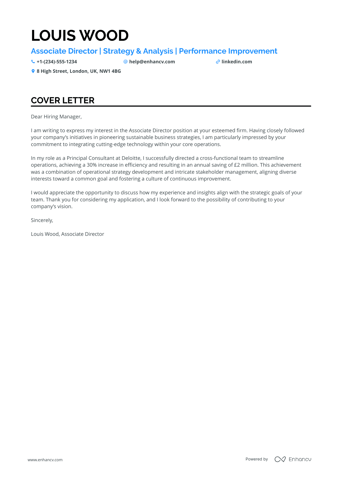 Management Consulting Director