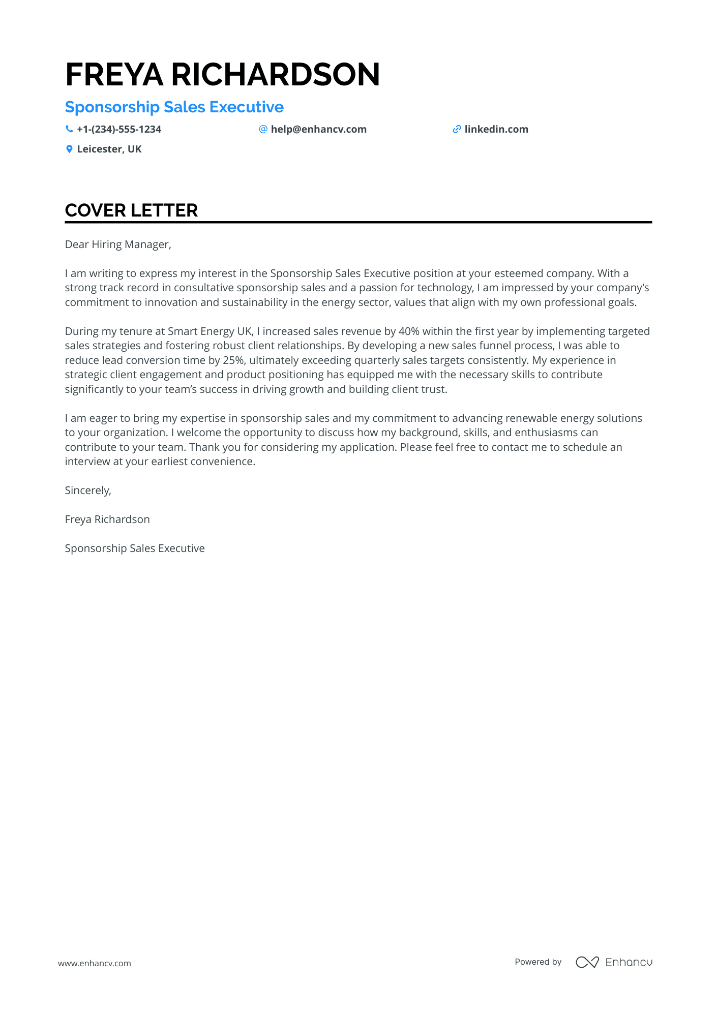 Sales Consultant in Energy Sector