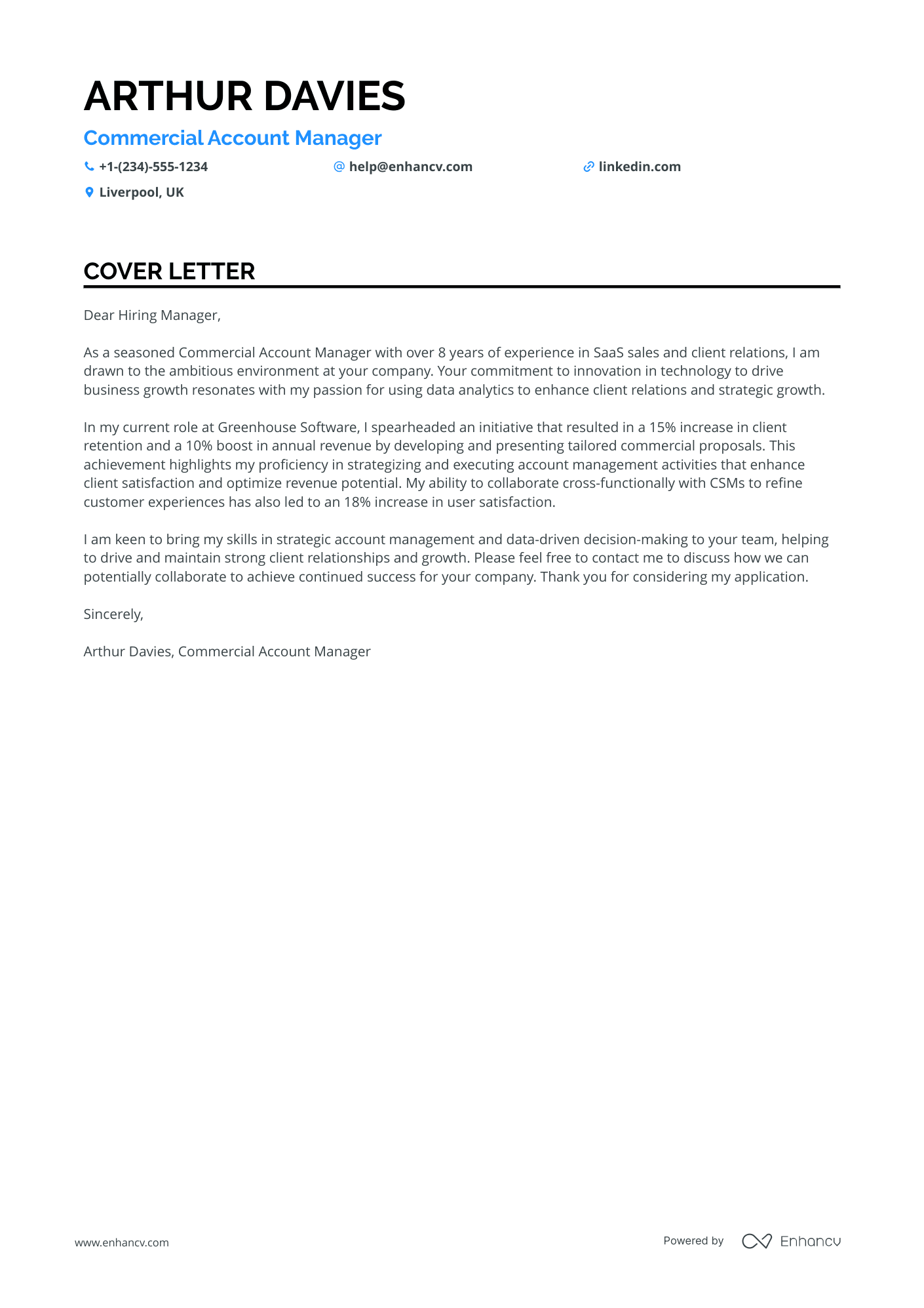 Commercial Account Manager