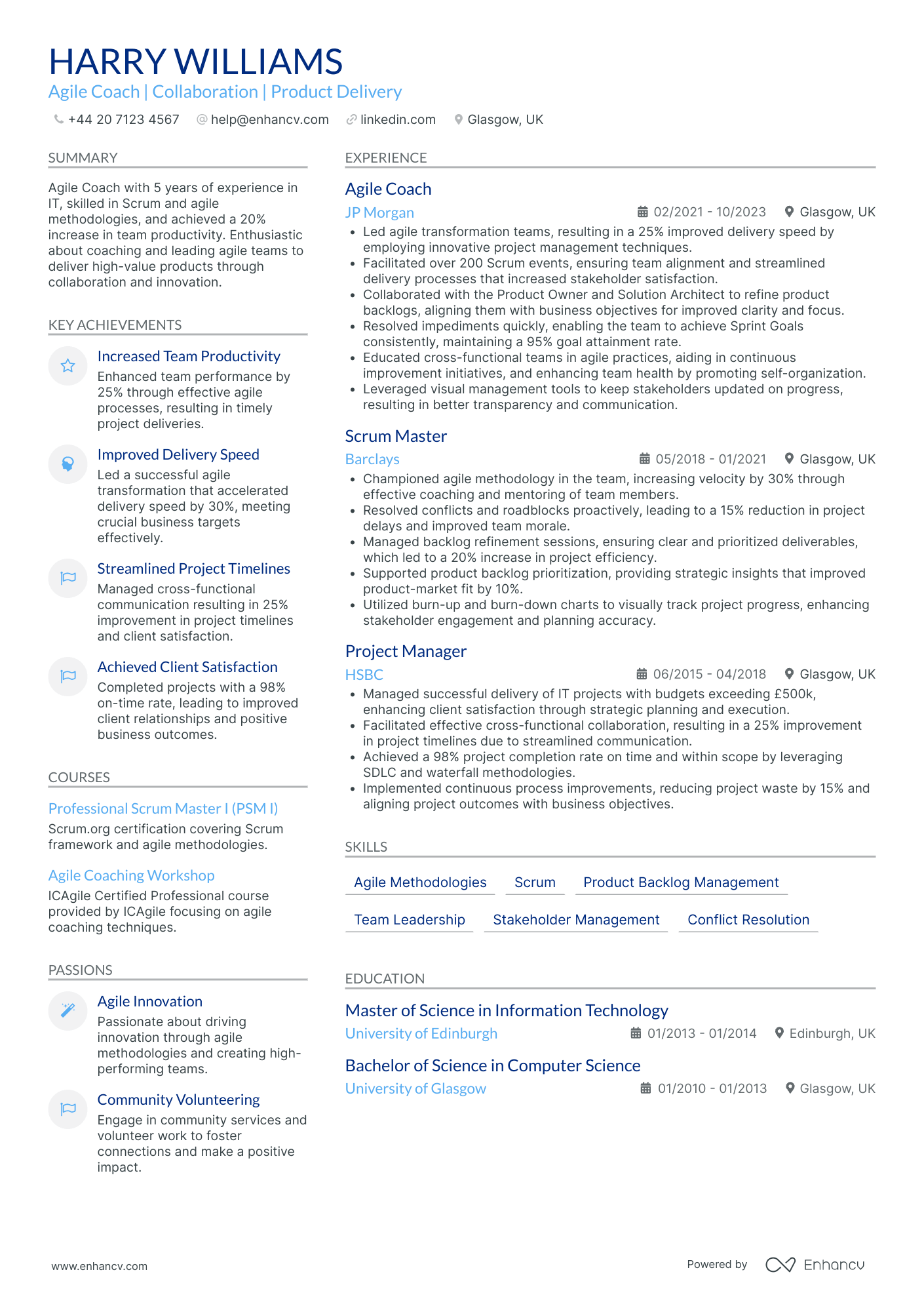 Scrum Master for Financial Services