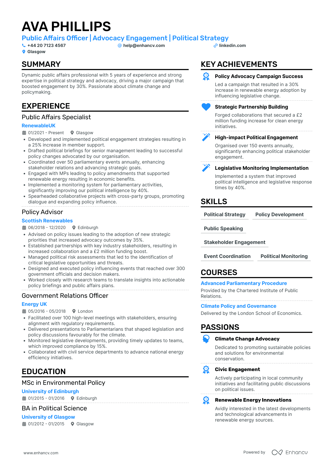 Communications and Public Affairs Officer