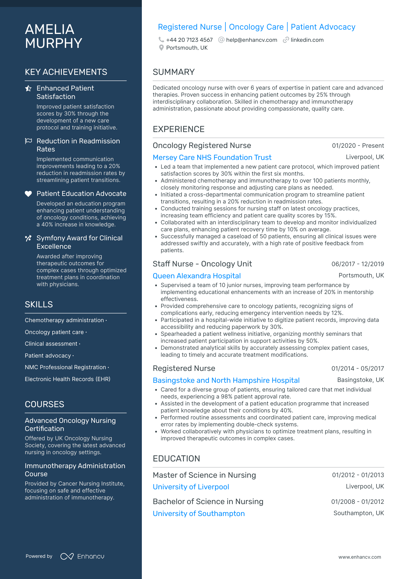 Oncology Nurse