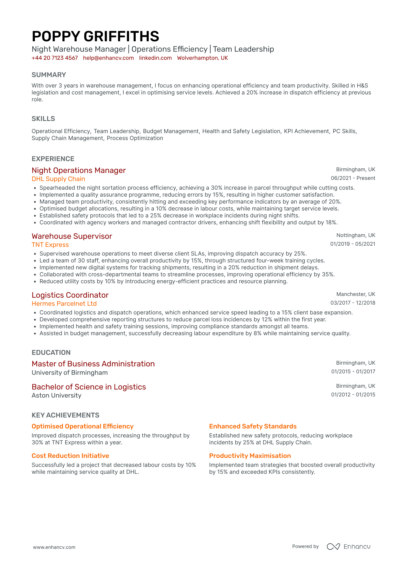 Lead Warehouse Worker