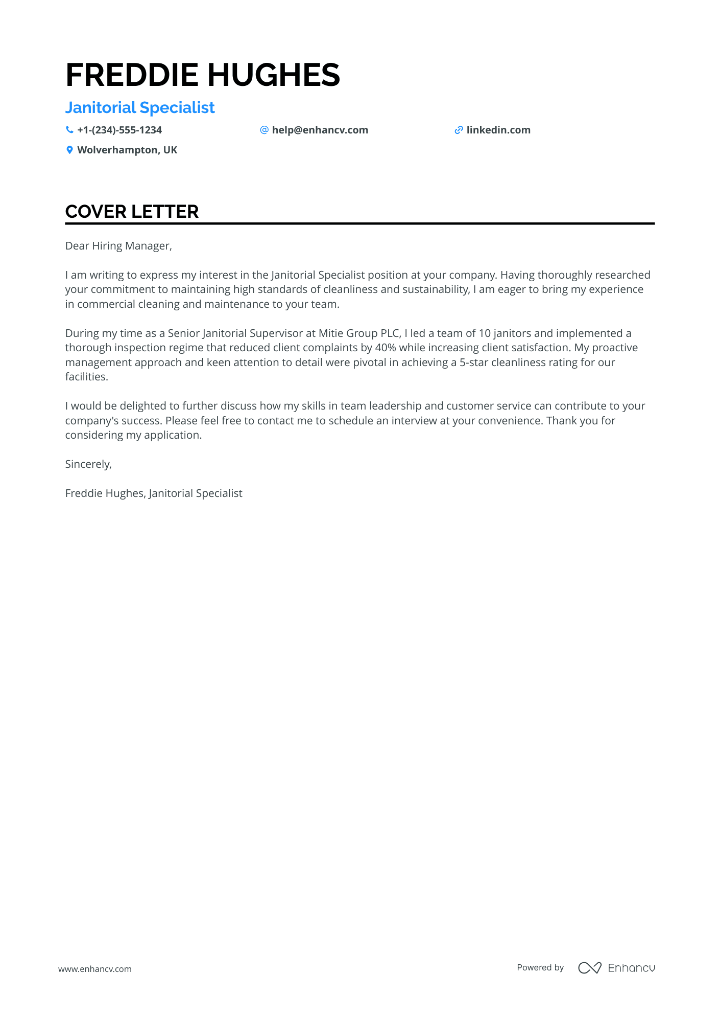 Commercial Building Cleaner