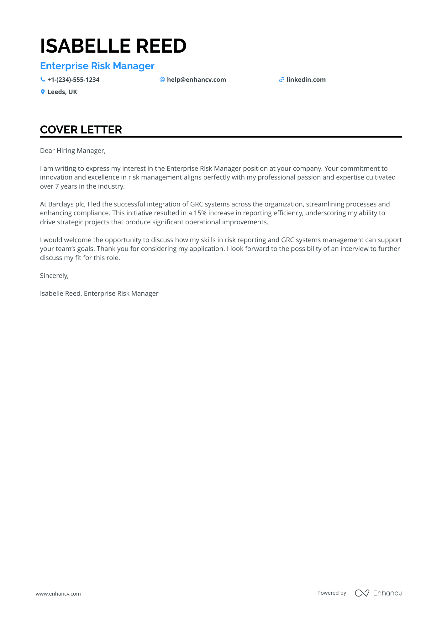 Enterprise Risk Manager