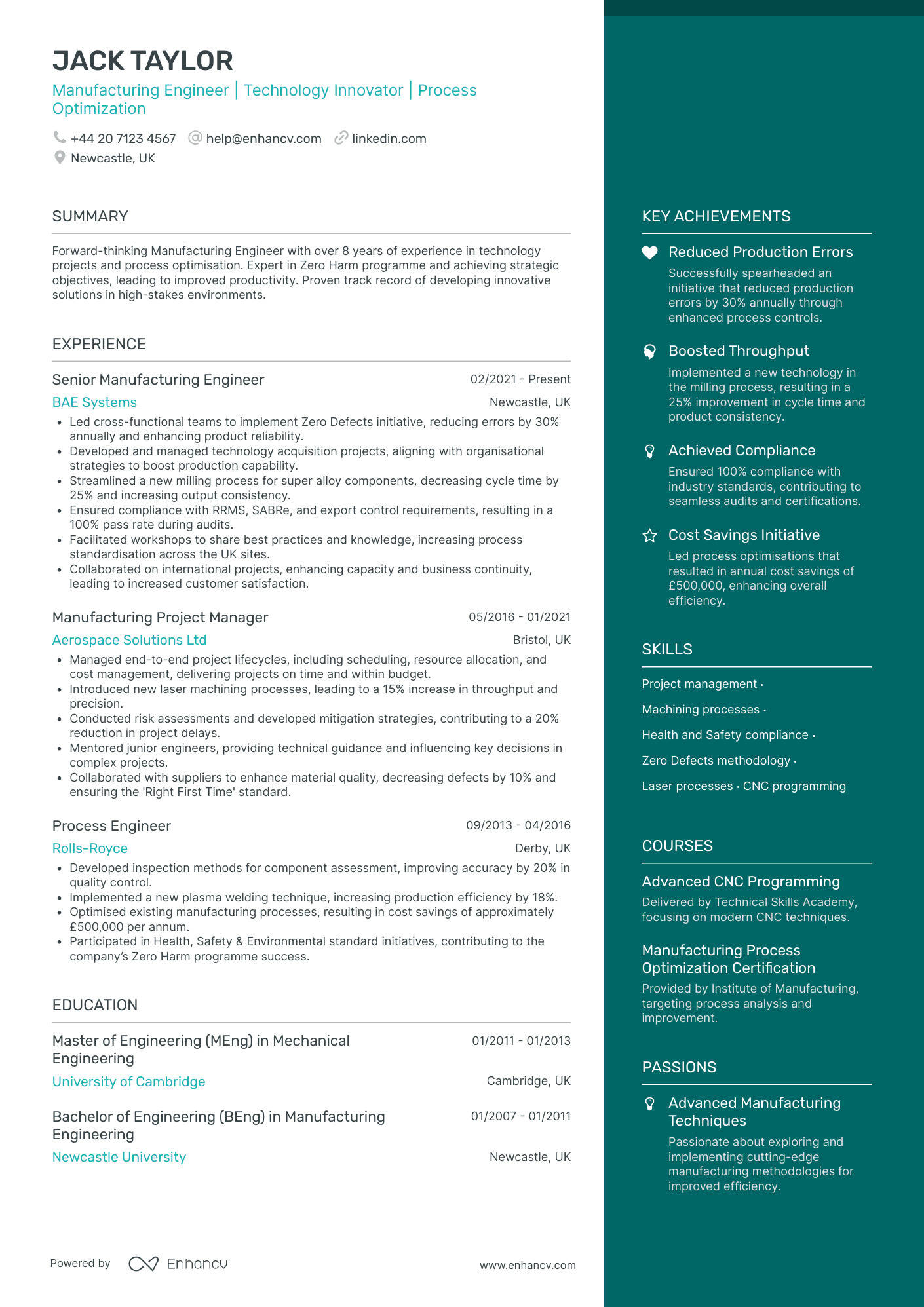 Small Business Owner in Manufacturing