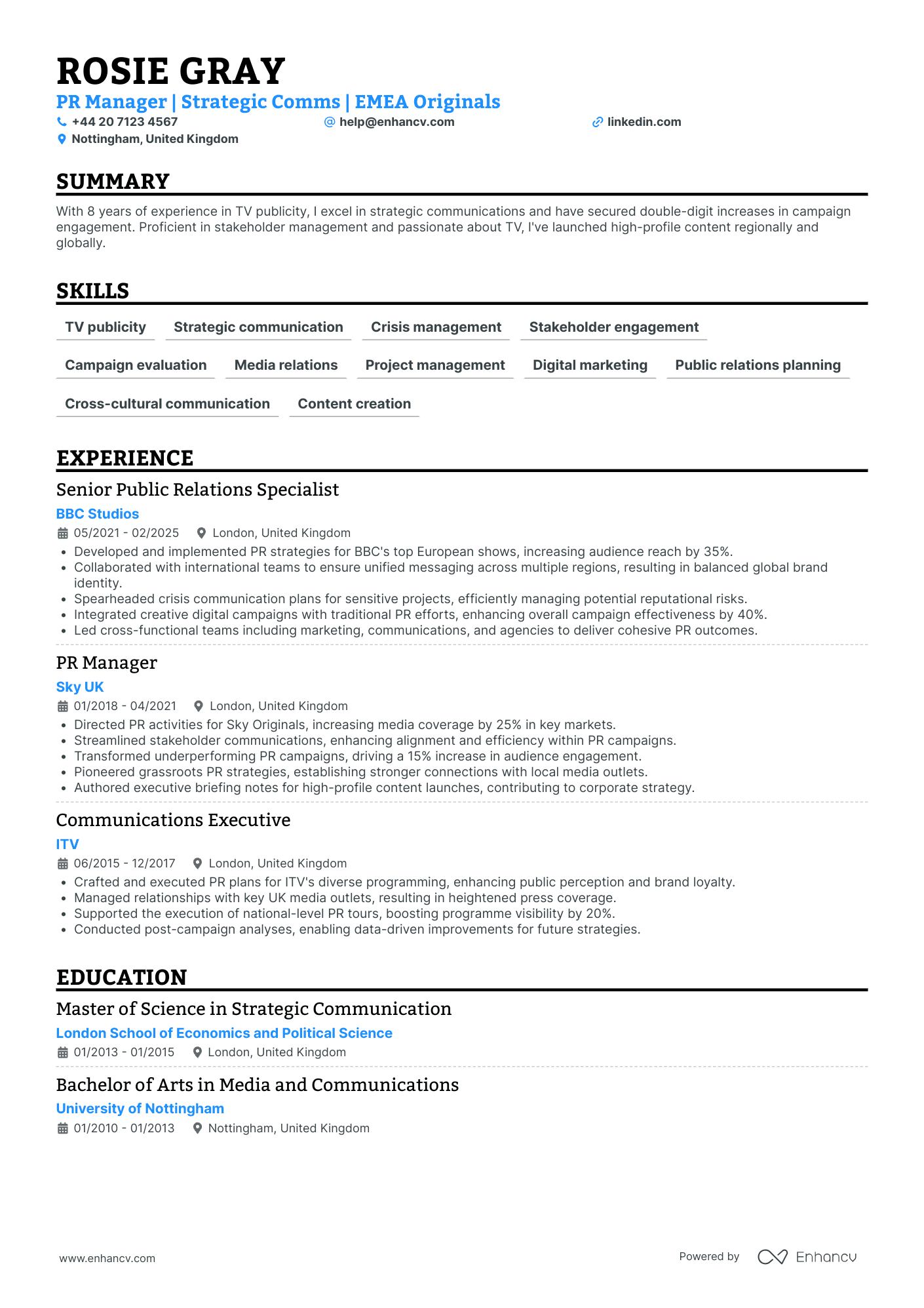 Content and PR Manager