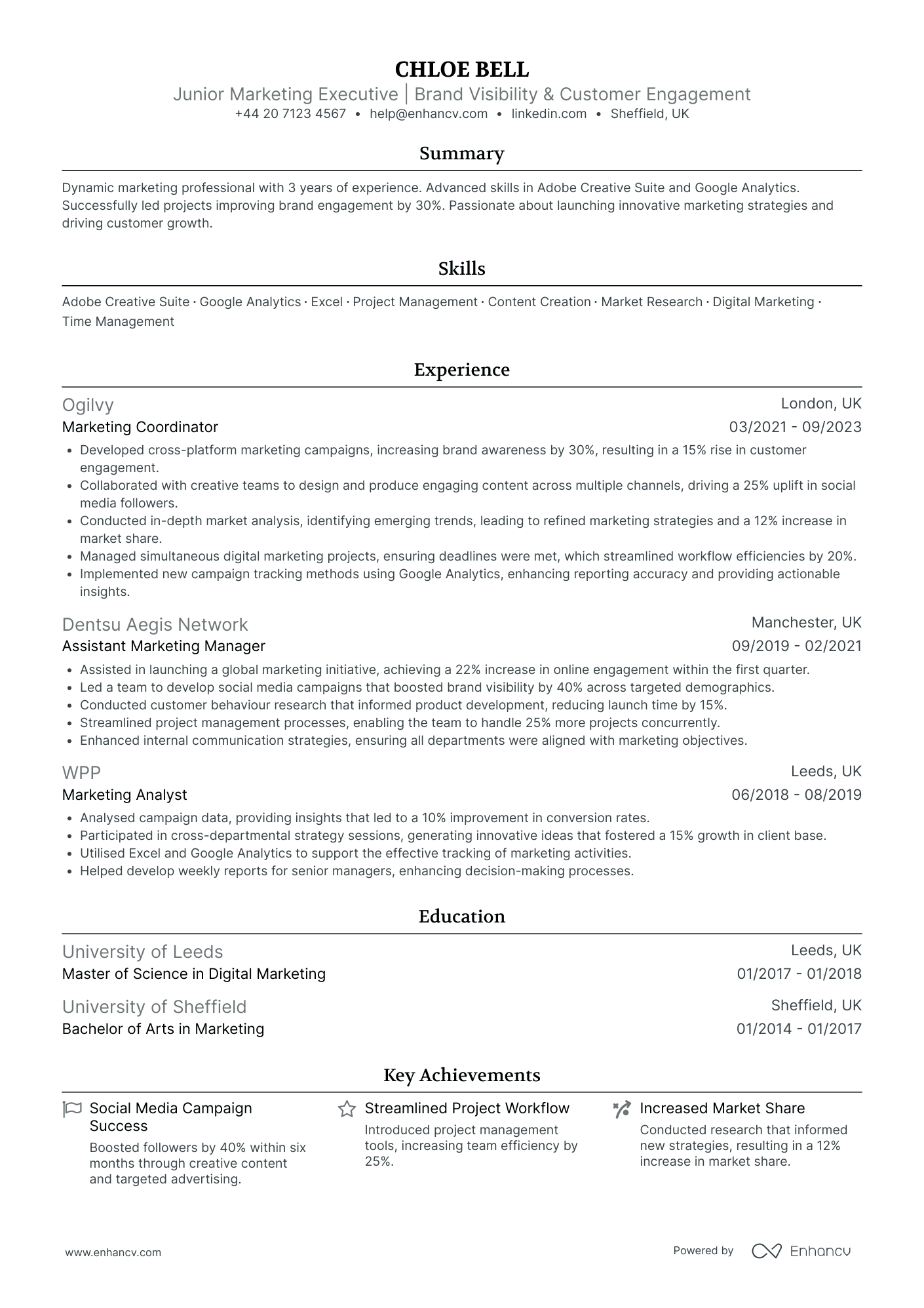 Entry Level Digital Marketing Executive