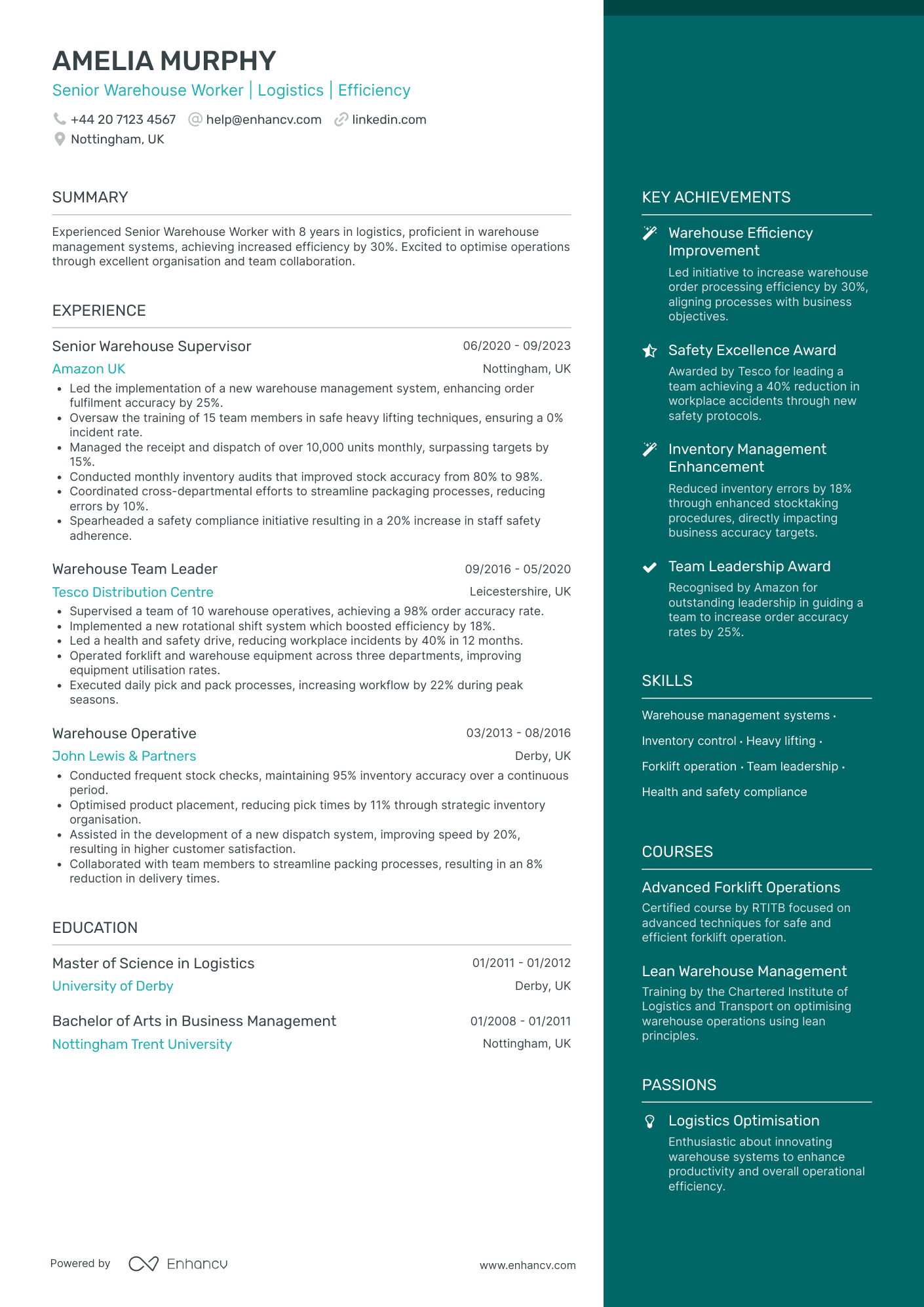 Senior Warehouse Worker