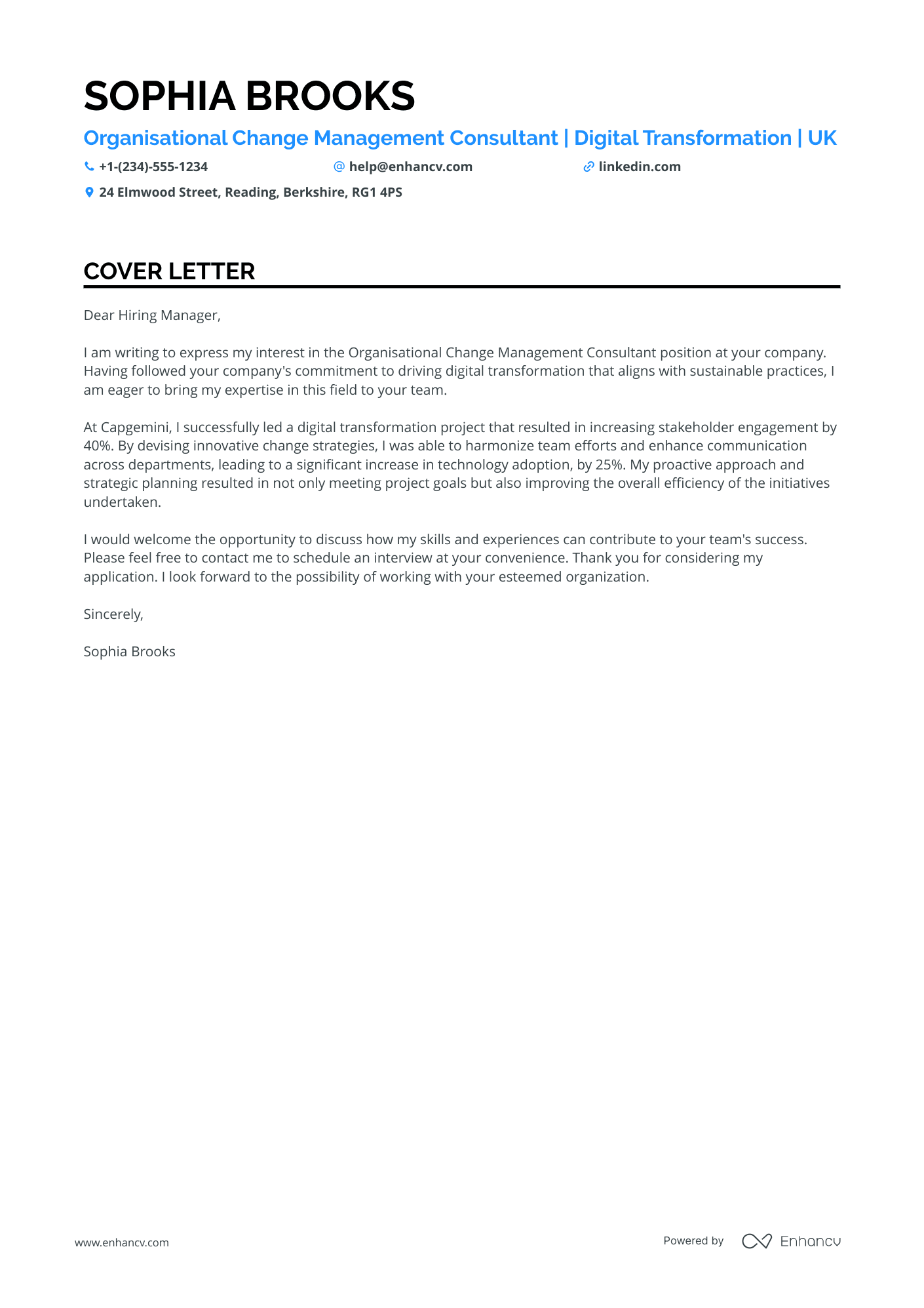 Change Management Consultant
