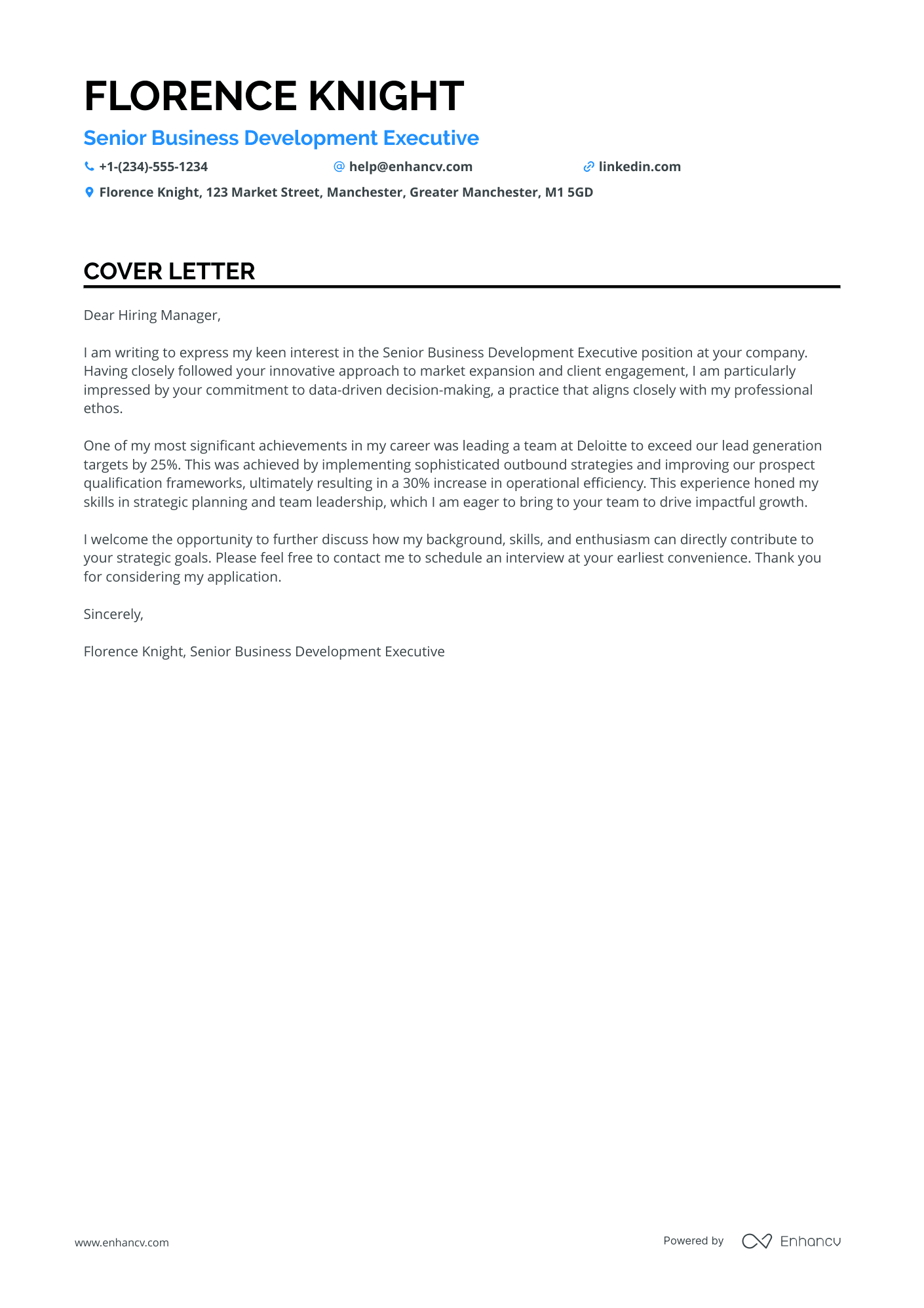 Senior Business Development Executive
