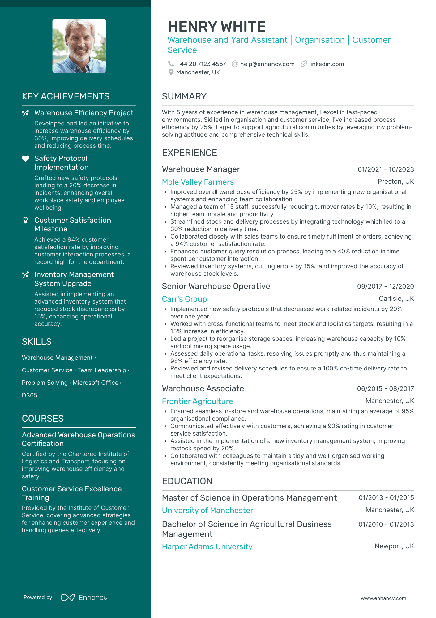 Warehouse Worker in Agriculture