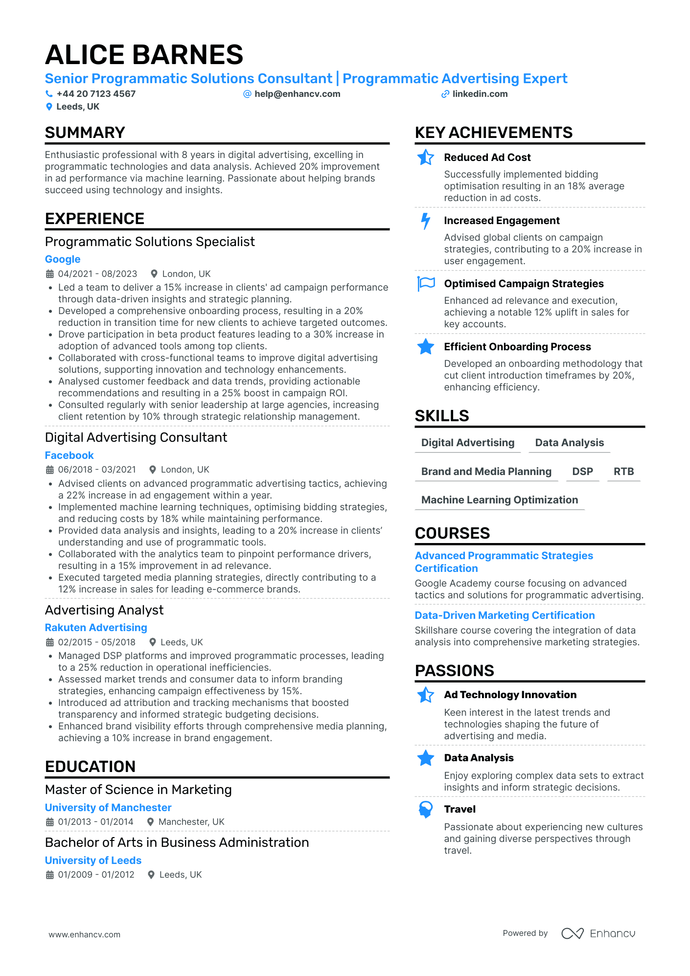Senior Advertising Consultant