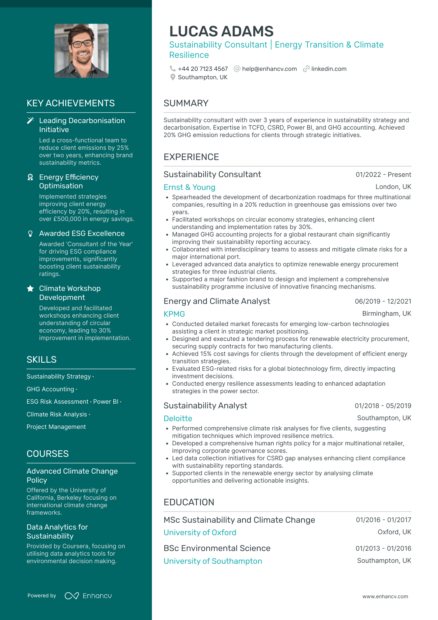 Business Sustainability Consultant