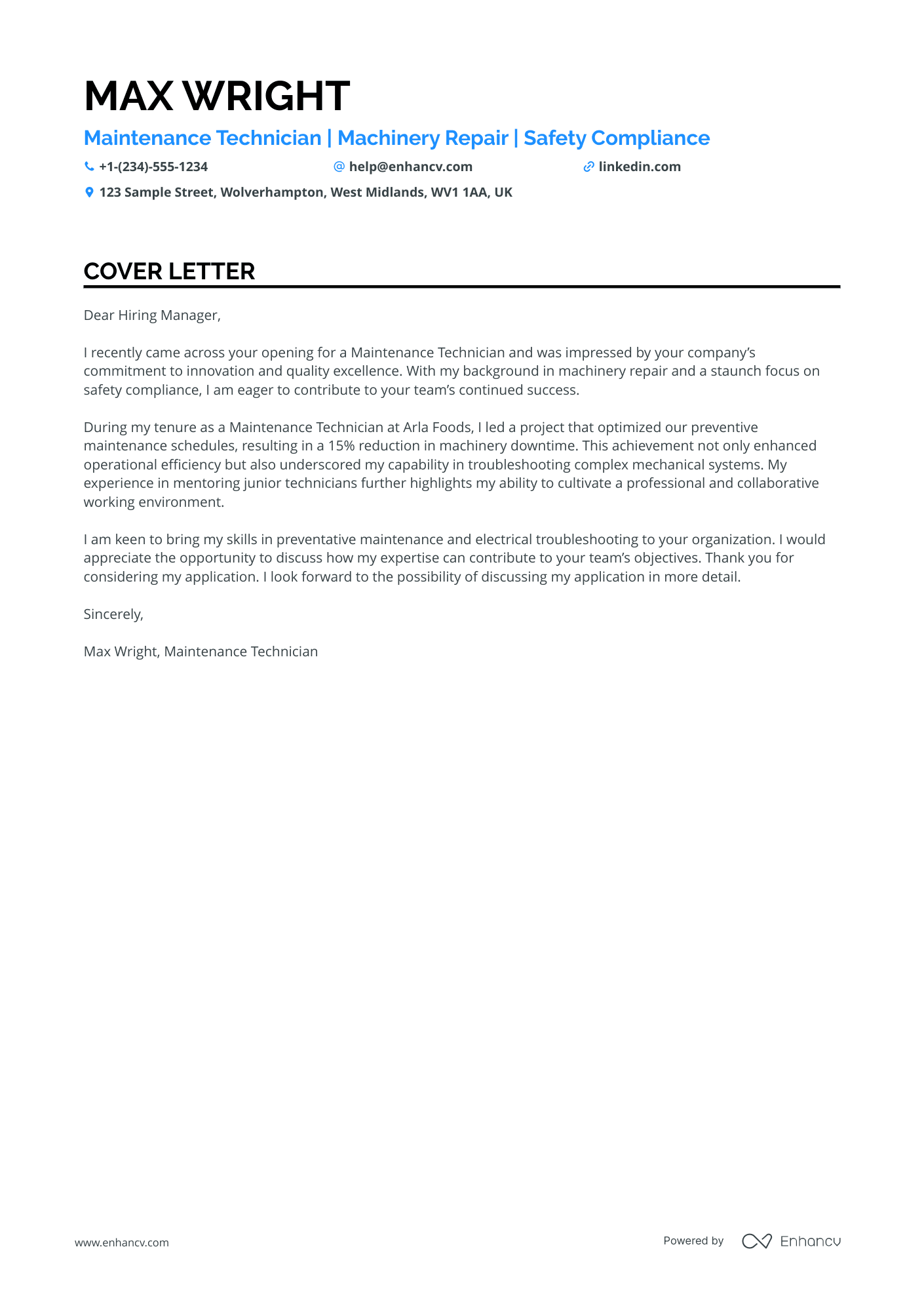 Entry level Maintenance Technician