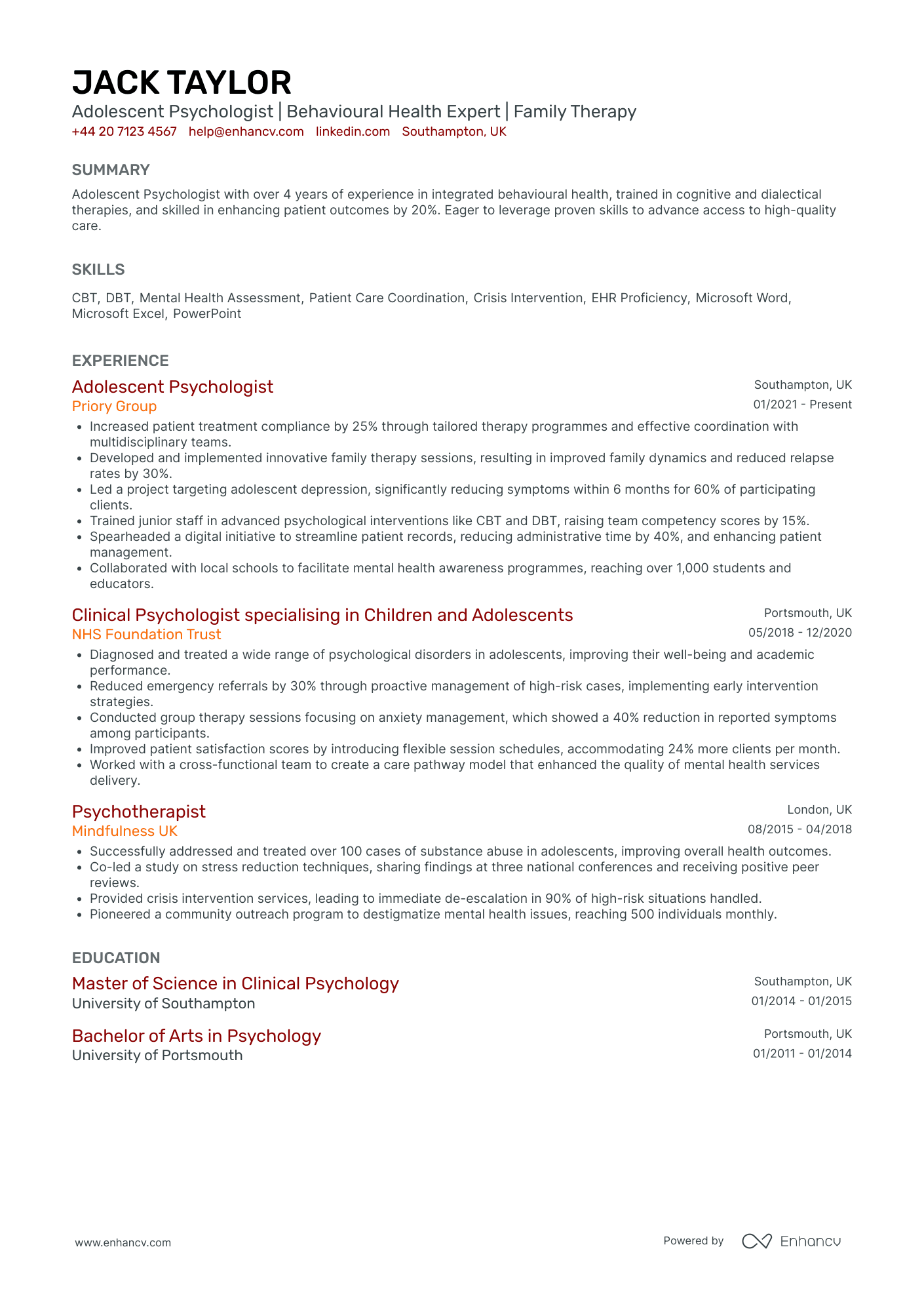 Adolescent Psychologist