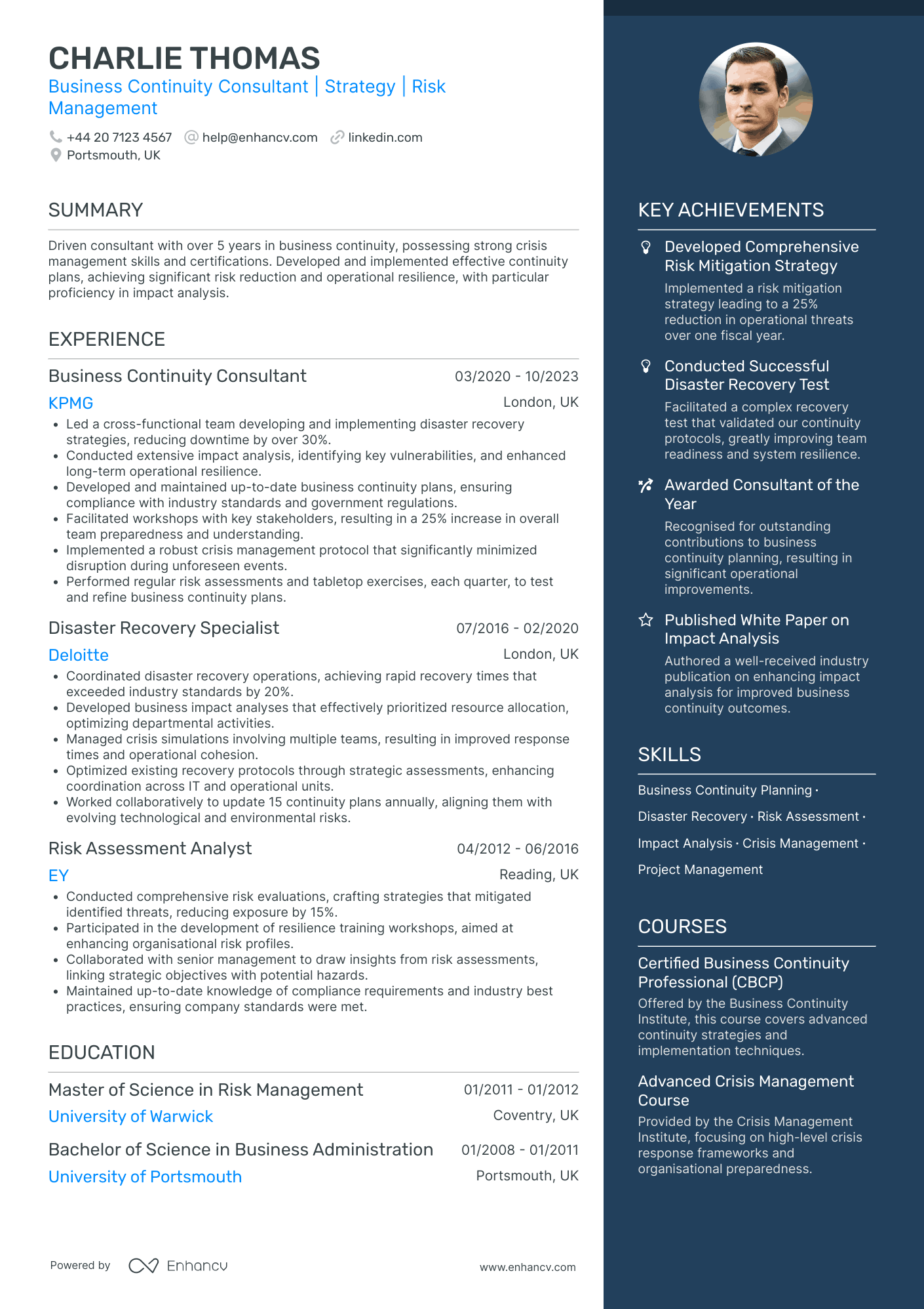 Business Continuity Consultant