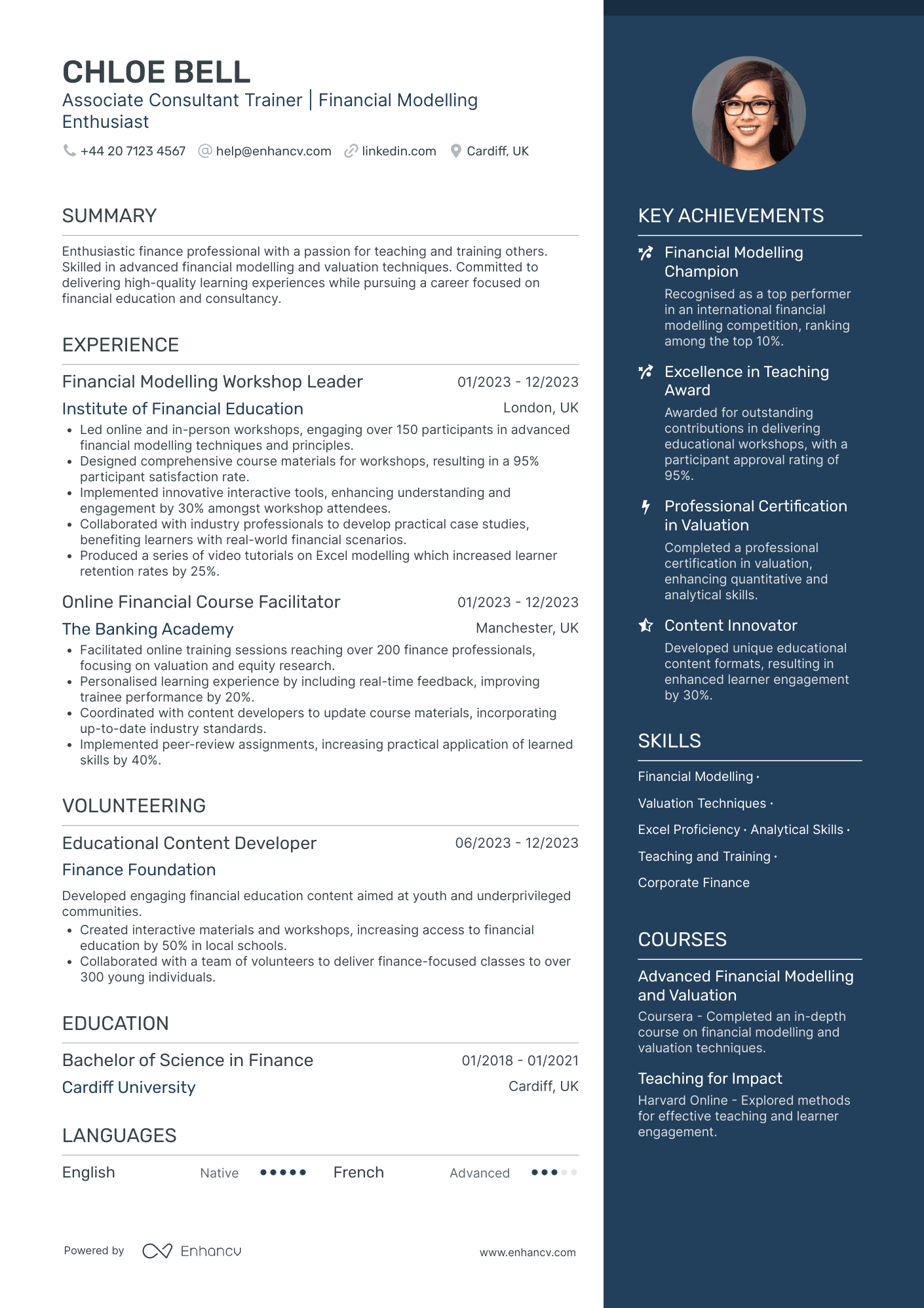 Finance Intern for Corporate Sector