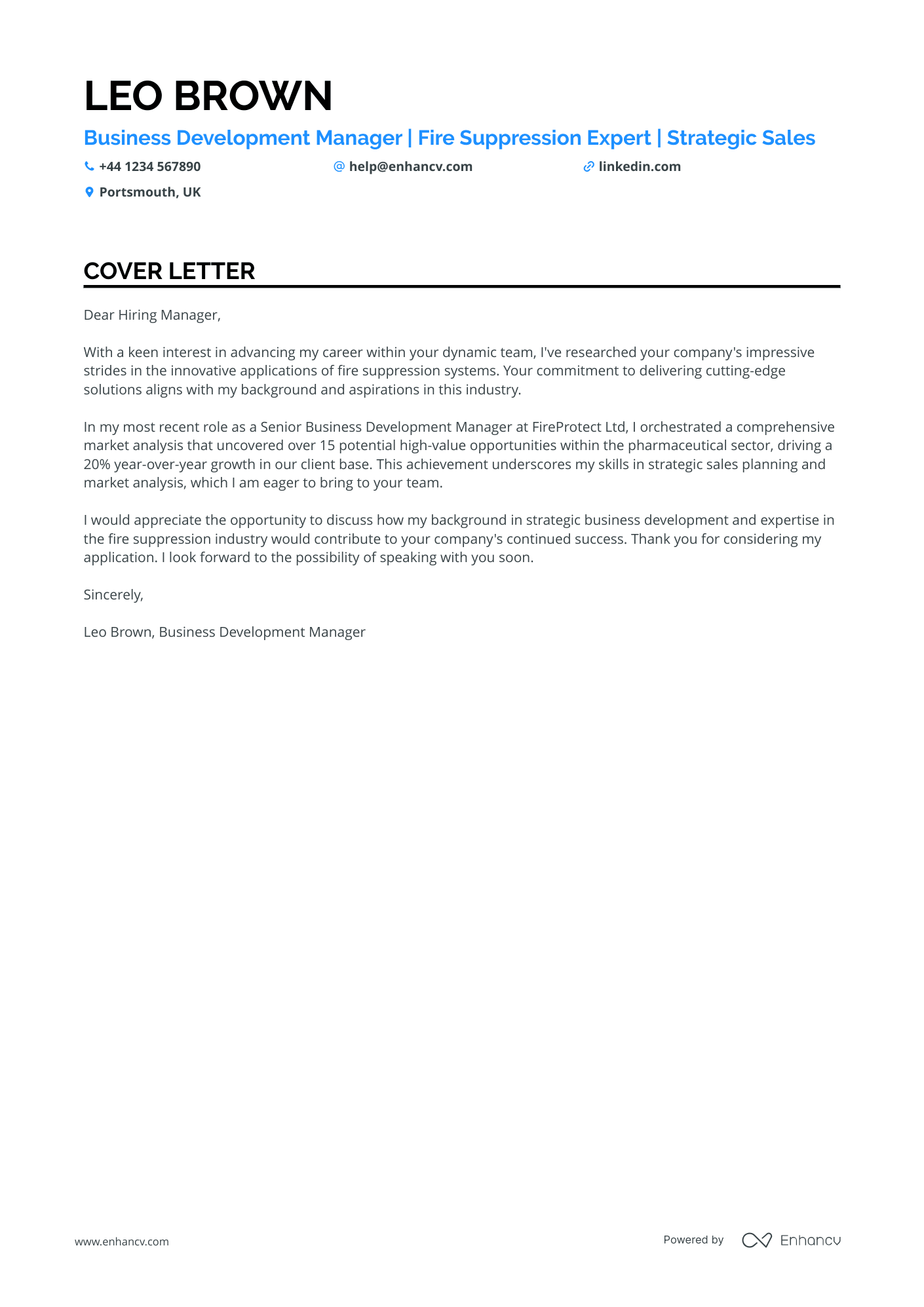 Sales Consultant Cover letter