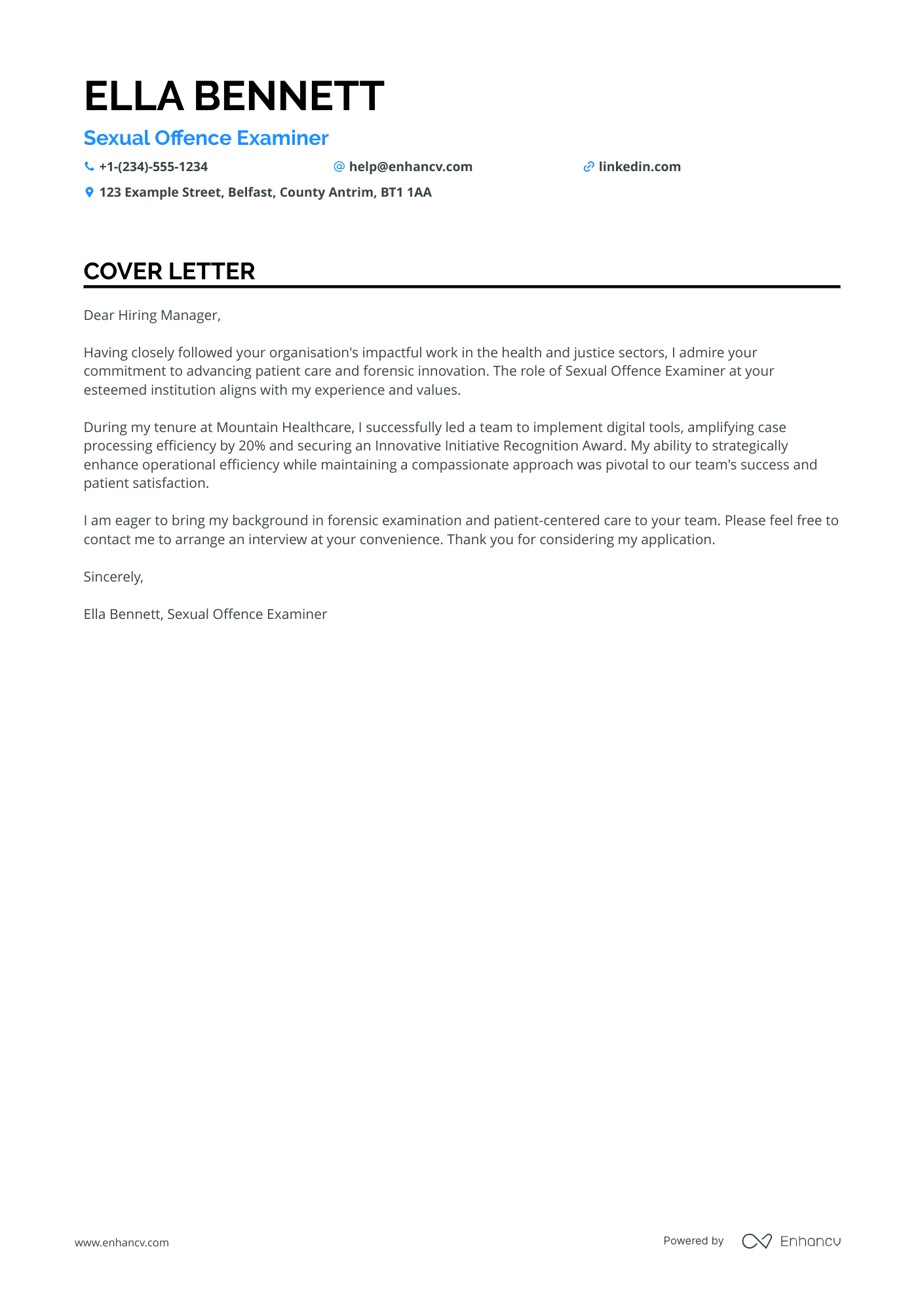 Forensic Nurse Resume Example