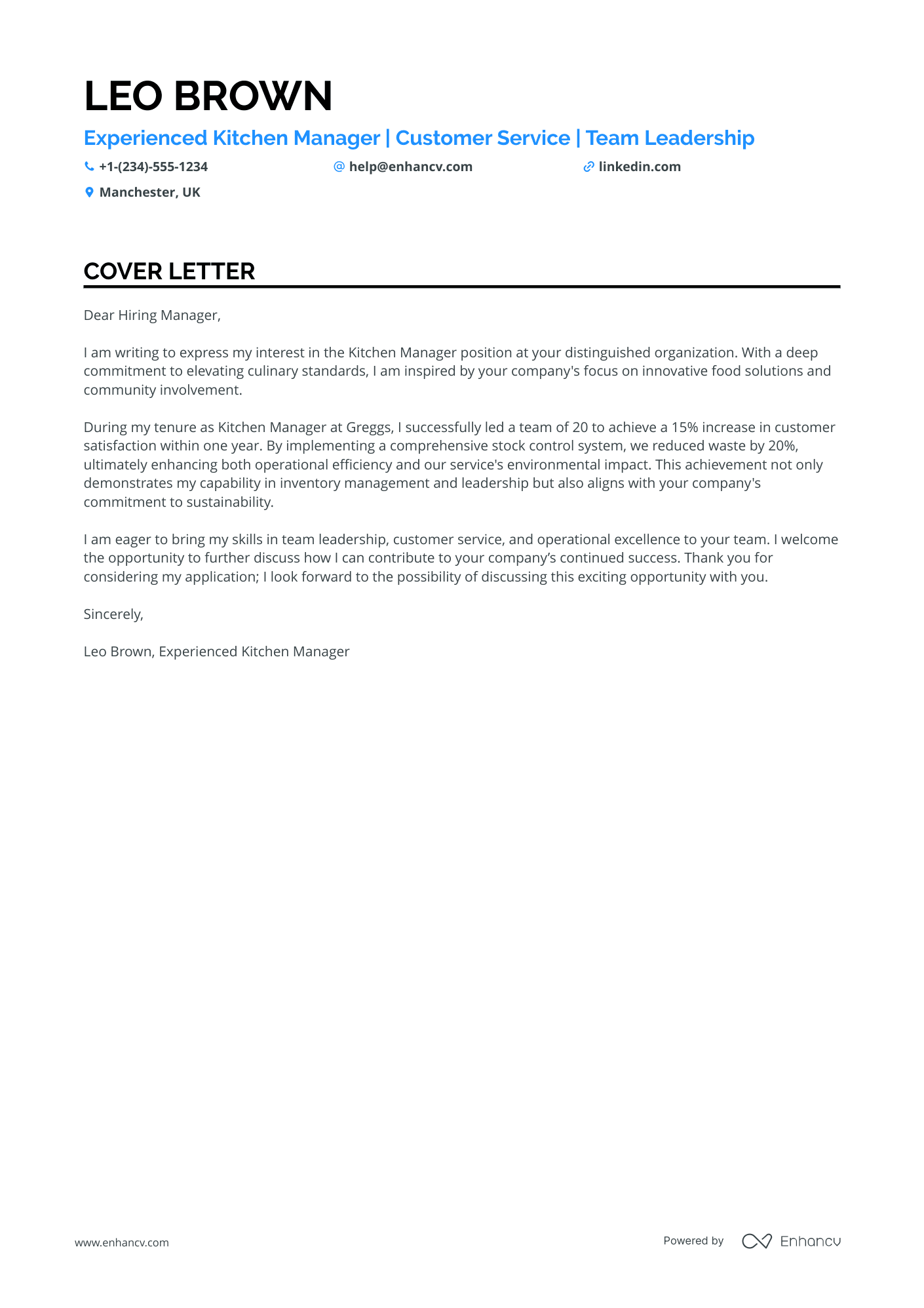 Retail Assistant Manager in Luxury Goods Resume Example
