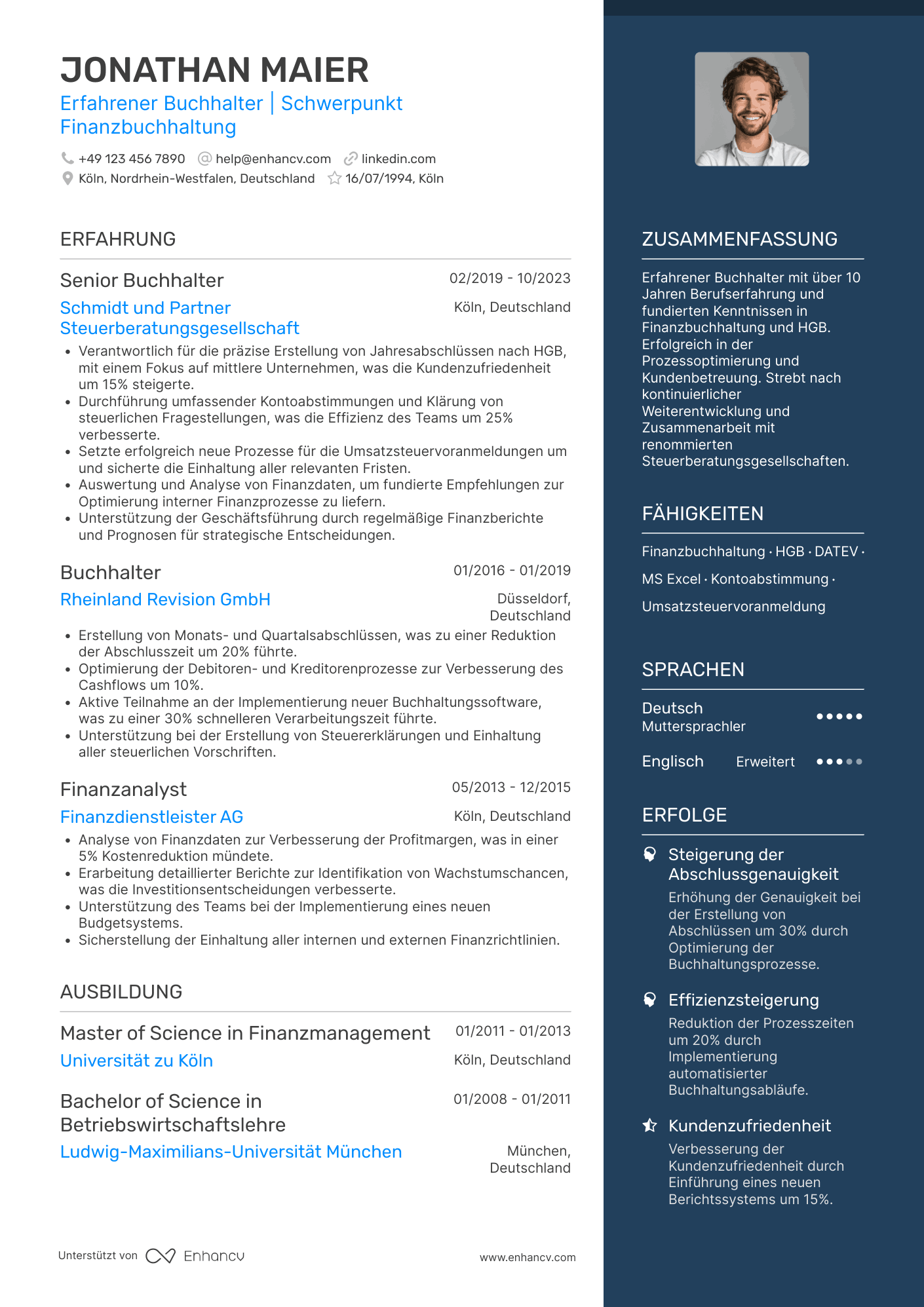 Buchhalter CV