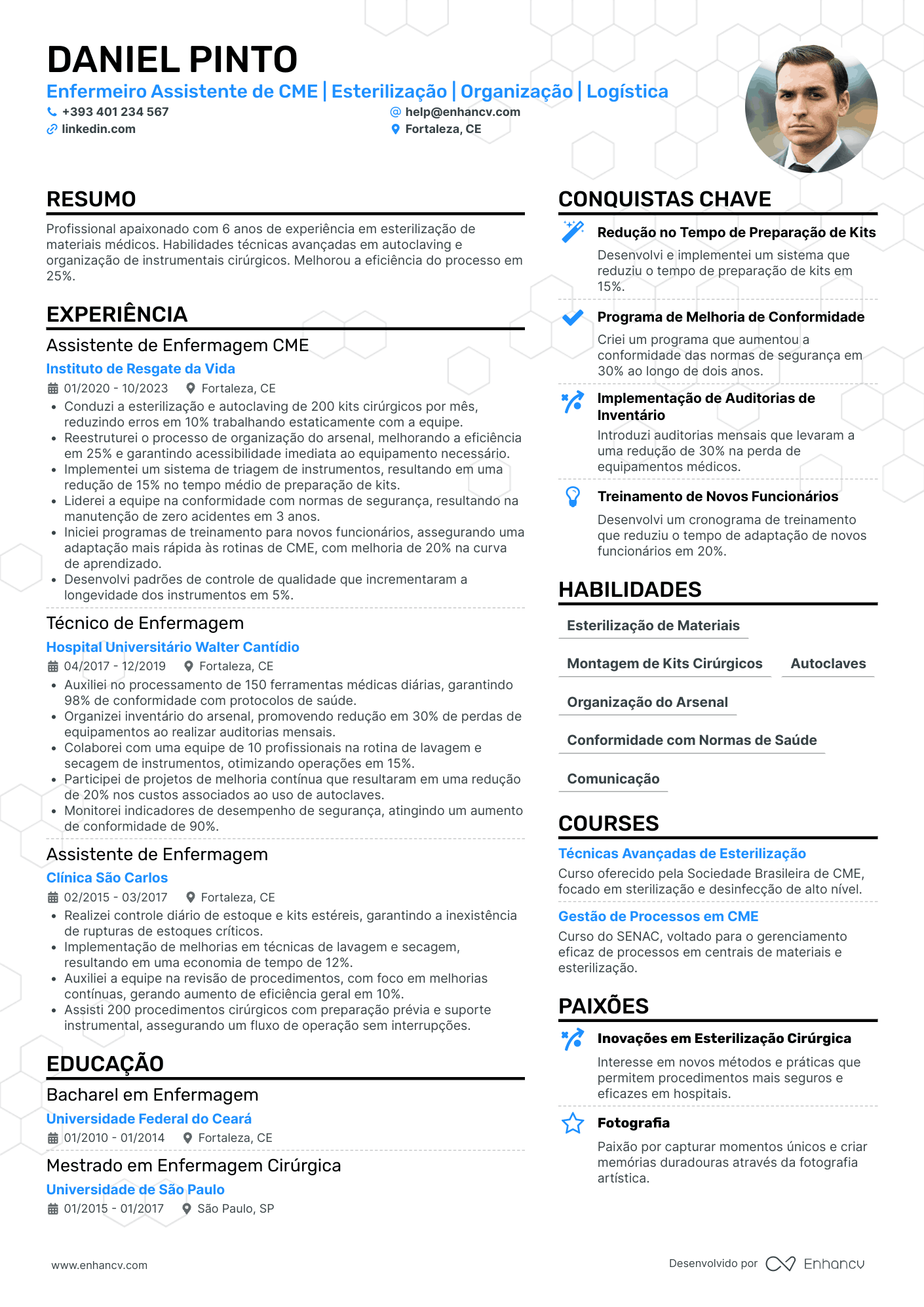 Auxiliar de enfermagem CV