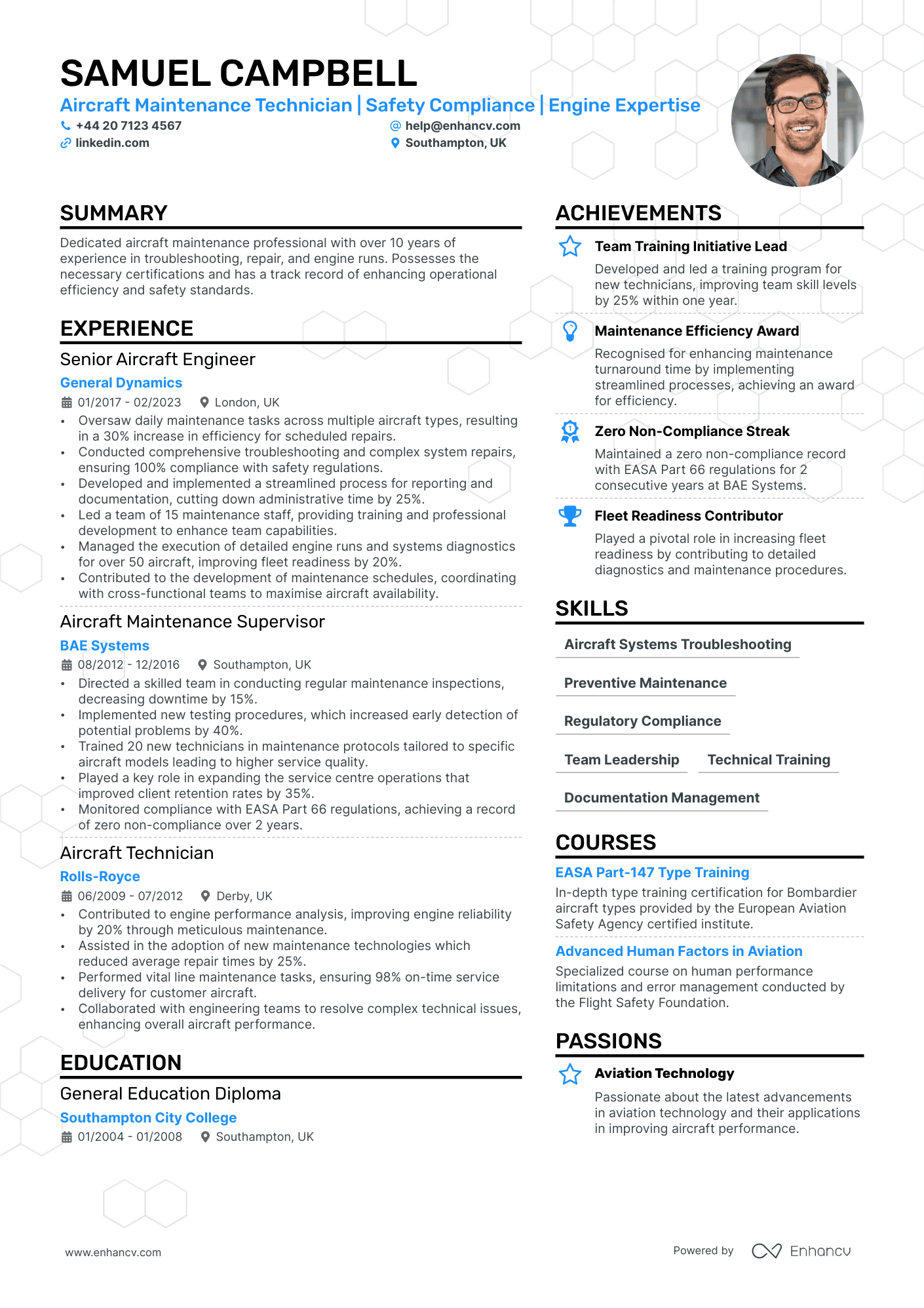 Maintenance Technician CV