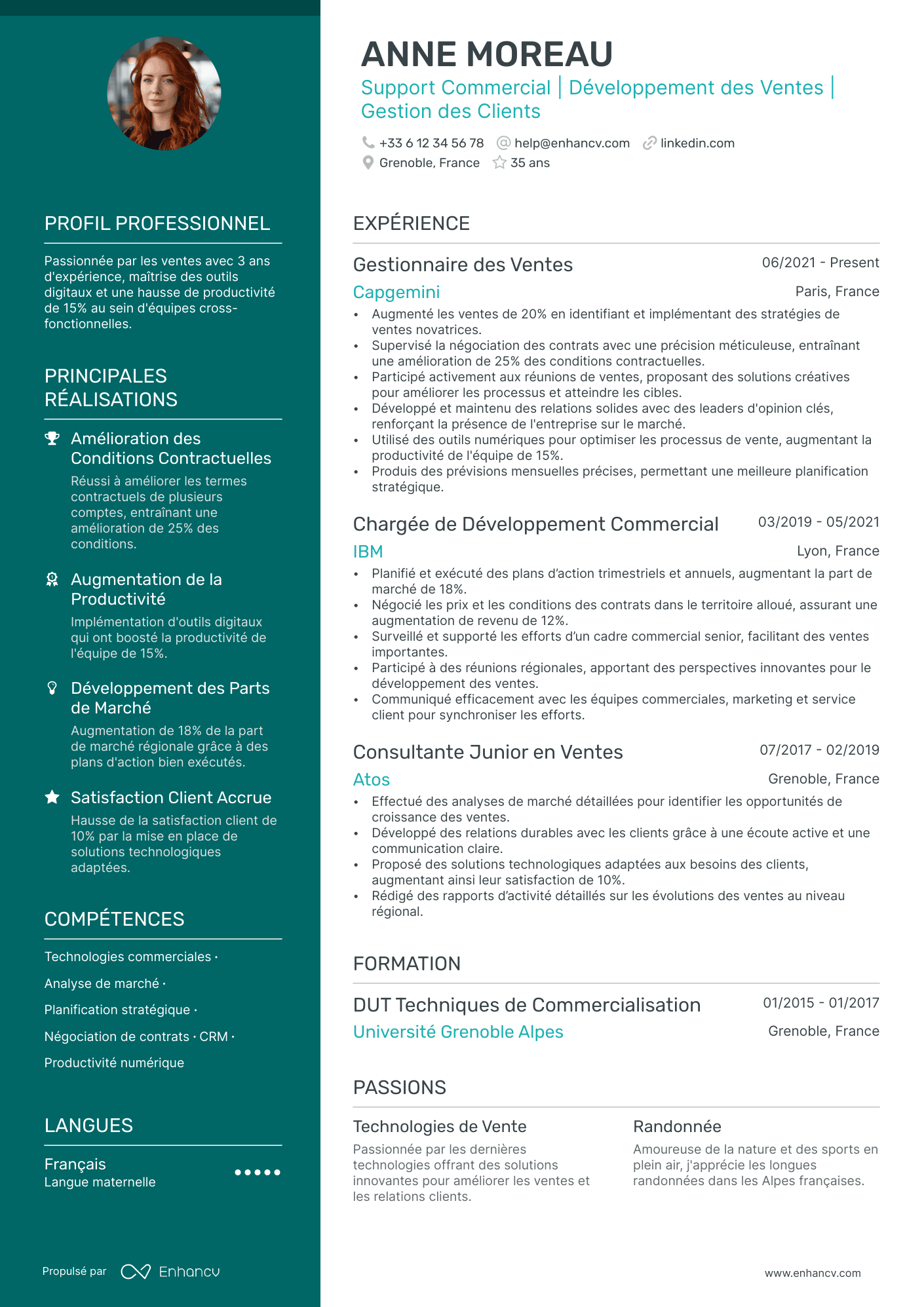 Assistant Commercial CV